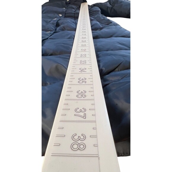 COLE HAAN LONG DOWN COAT JACKET WOMENS SMALL PETITE NAVY PARKA LONG JACKET - Picture 7 of 14